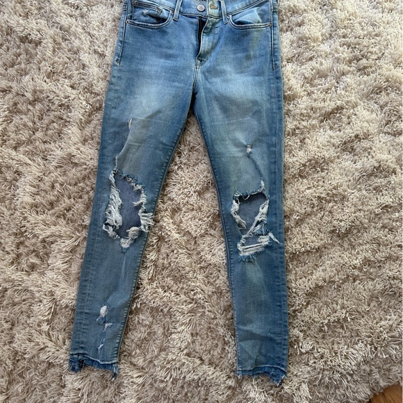 Express Denim - Express skinny leg size 27 waist medium light wash